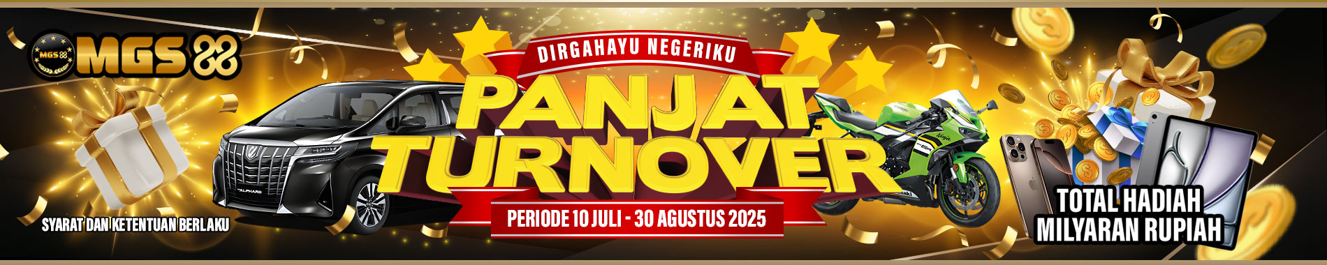 MGS88 Hadiah utama
